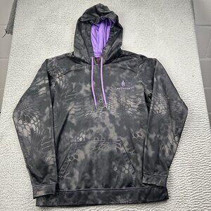 Kryptek Women’s Purple/Black Hoodie Pullover Size Large Long Sleeve